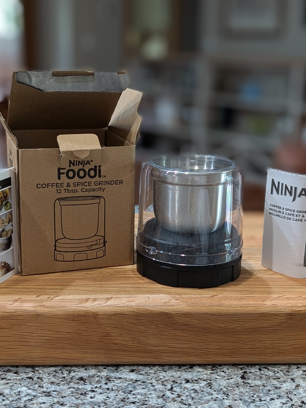 Ninja Foodi Coffee & Spice Grinder Attachment XSKGRINDER SS100 SS300 SS350 w/Box